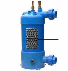 Titanium heat exchanger for heat pump,air conditioner