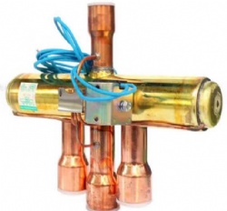 4 way valve for heat pump and air conditioner